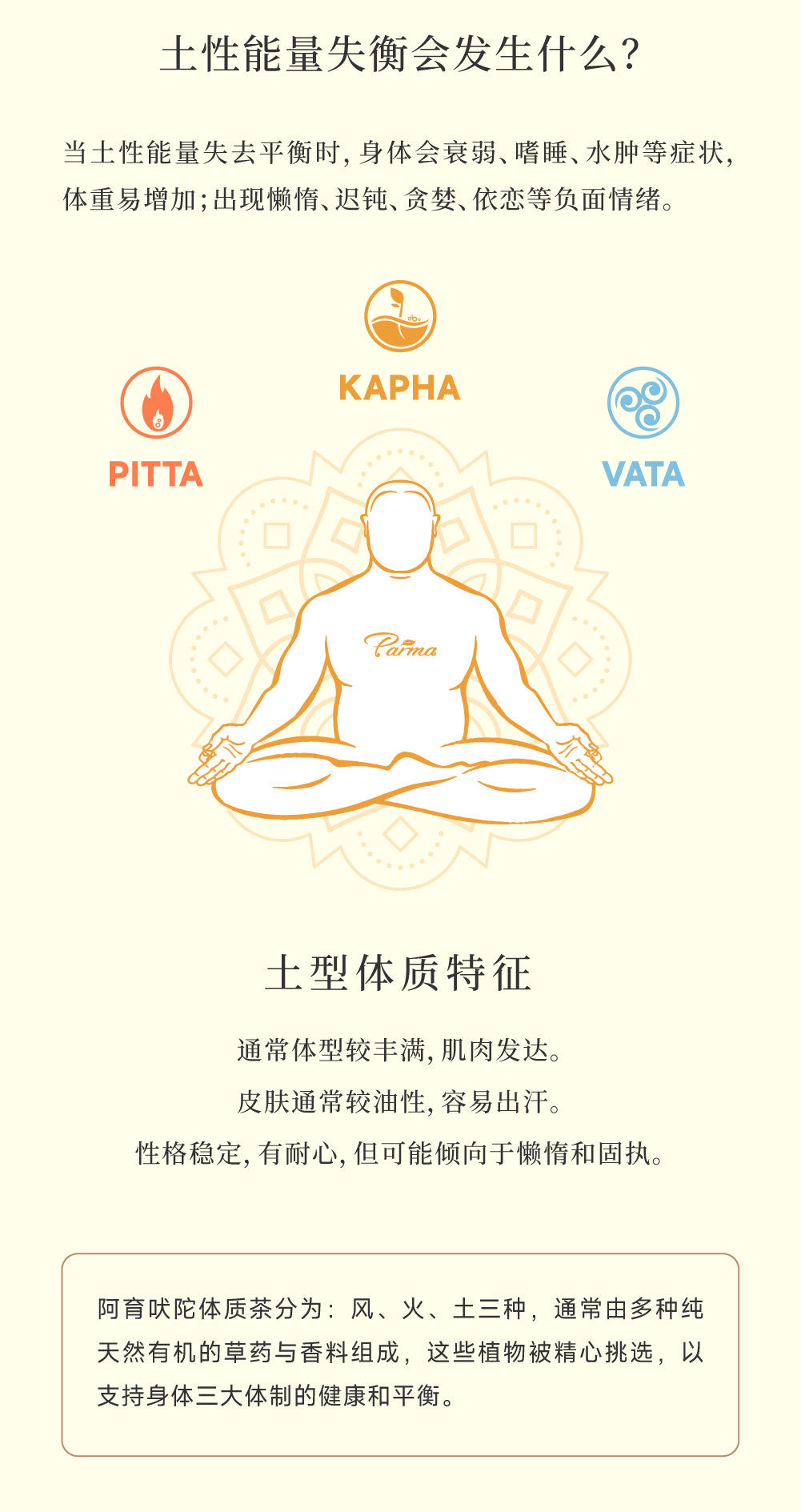 阿育吠陀草本茶 Ayurveda Herbal Tea-KAPHA(土型)茶